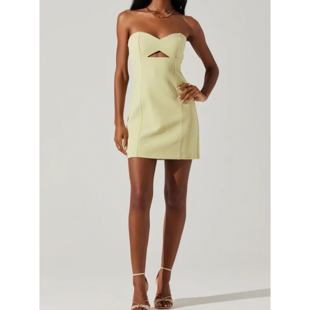 Astr the Label Mekhi Strapless Mini Dress | Size M